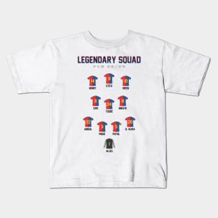 FC Barcelona Legendary 08/09 Line up Kids T-Shirt